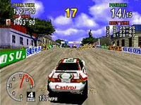 Sega Rally Championship sur Sega Saturn